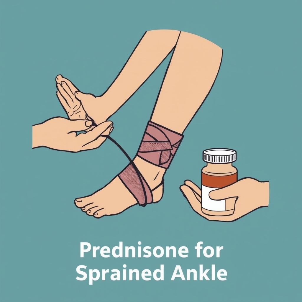 Prednisone for sprained ankle: uses, risks, and alternatives